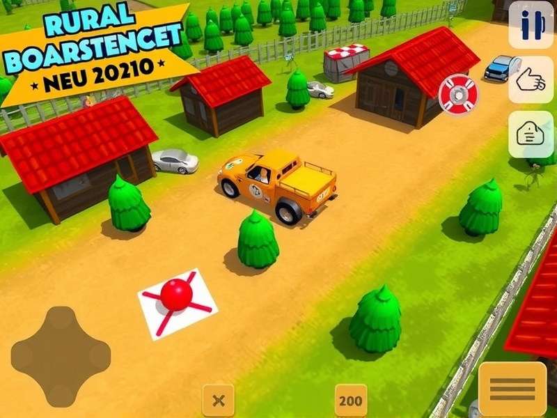 Rural Rally Game Screenshot
